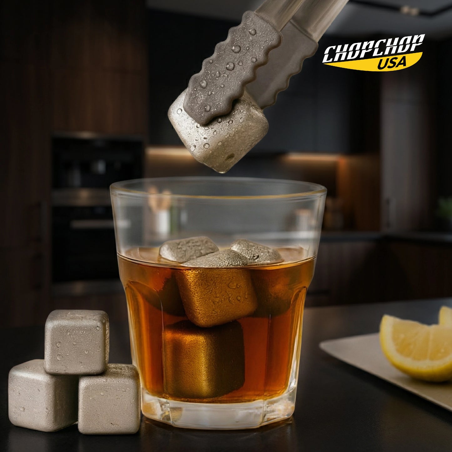 ChopChop USA 100% Pure Titanium Ice Cubes