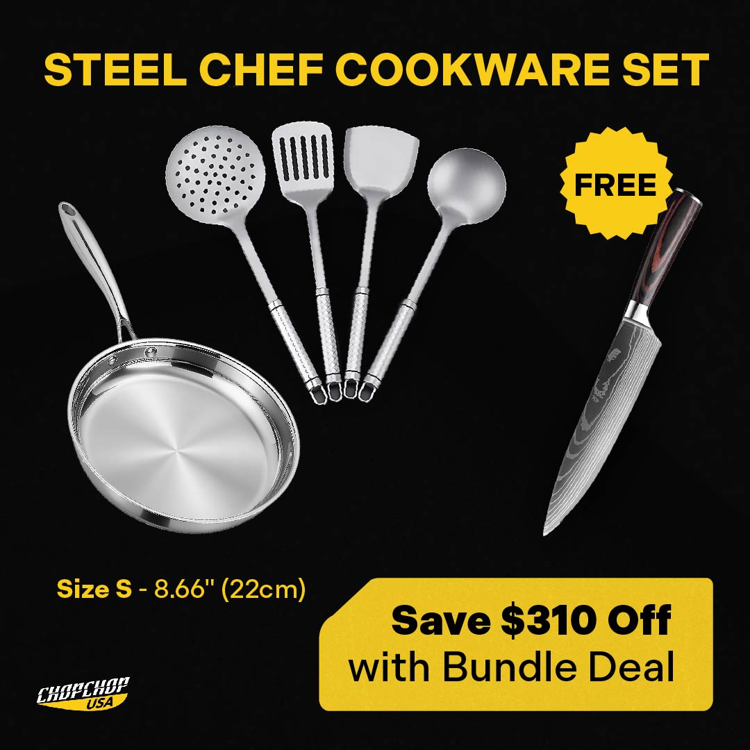 ChopChop USA Steel Chef Cookware Set