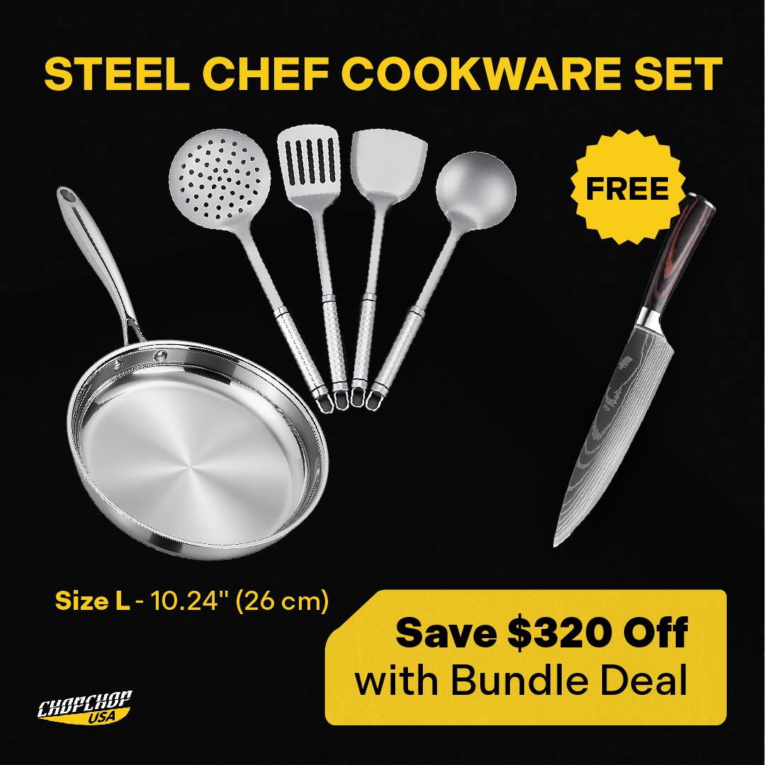 ChopChop USA Steel Chef Cookware Set