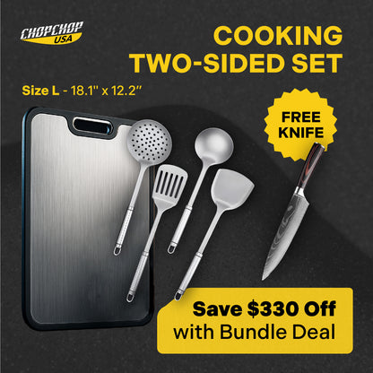 ChopChop USA Cooking Two-Sided Set