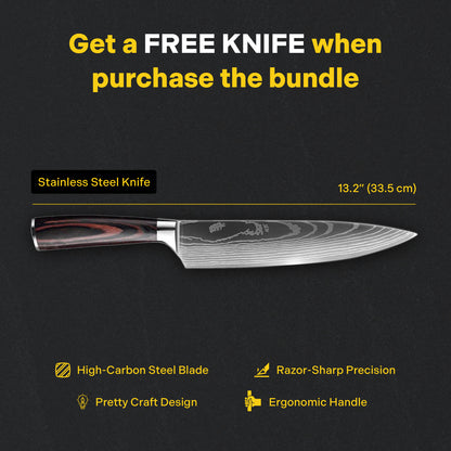 ChopChop USA Cooking Two-Sided Set