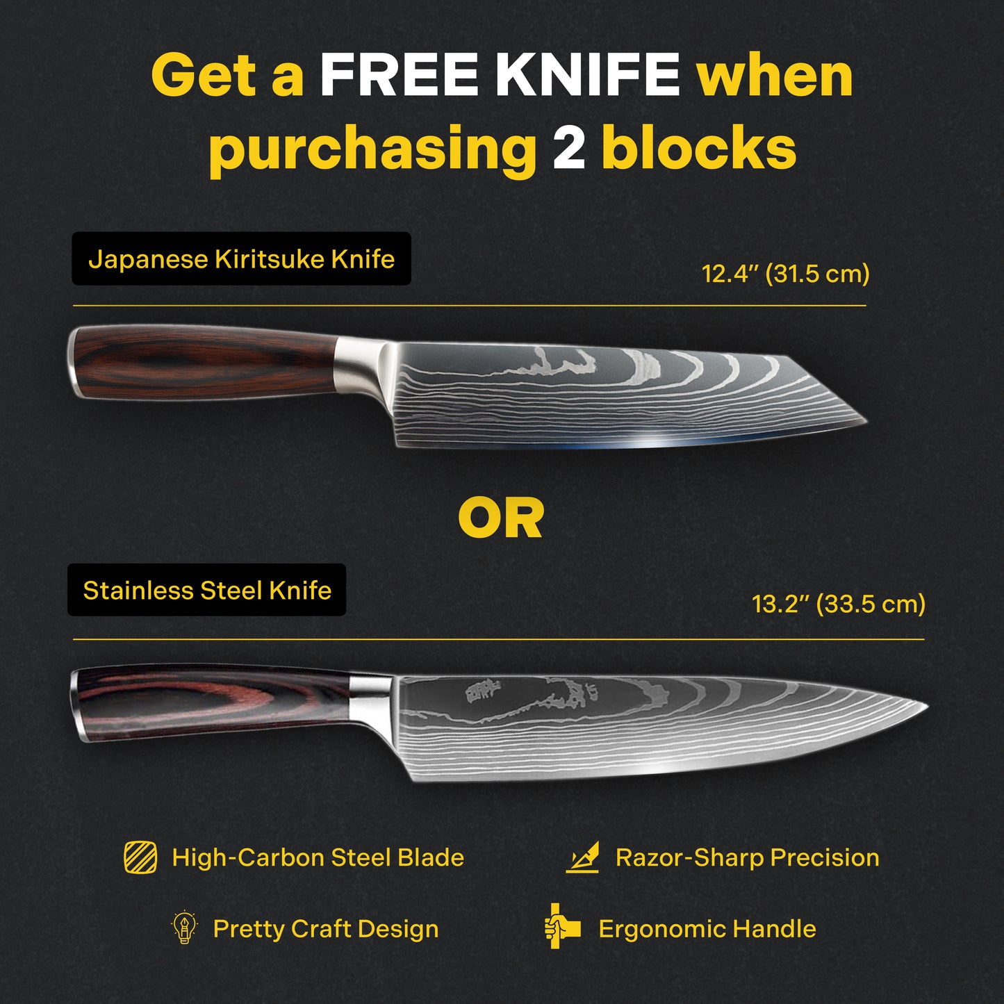 ChopChop USA Magnetic Knife Block