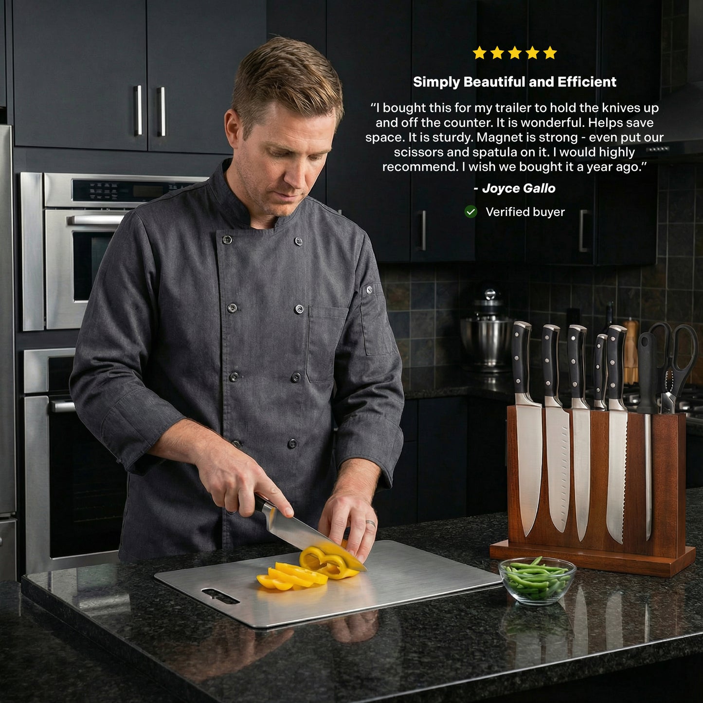 ChopChop USA Magnetic Knife Block