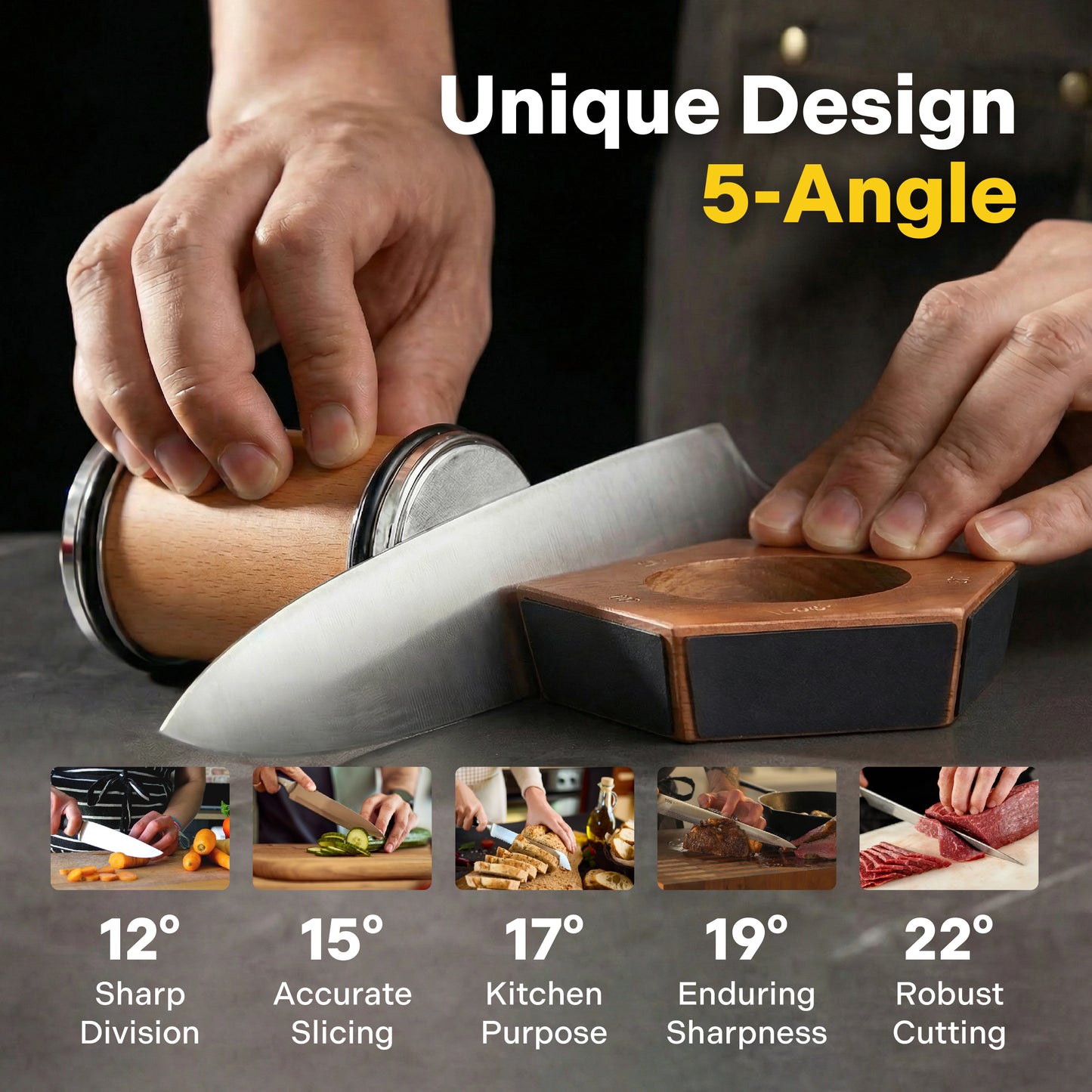 ChopChop USA Rolling Knife Sharpener