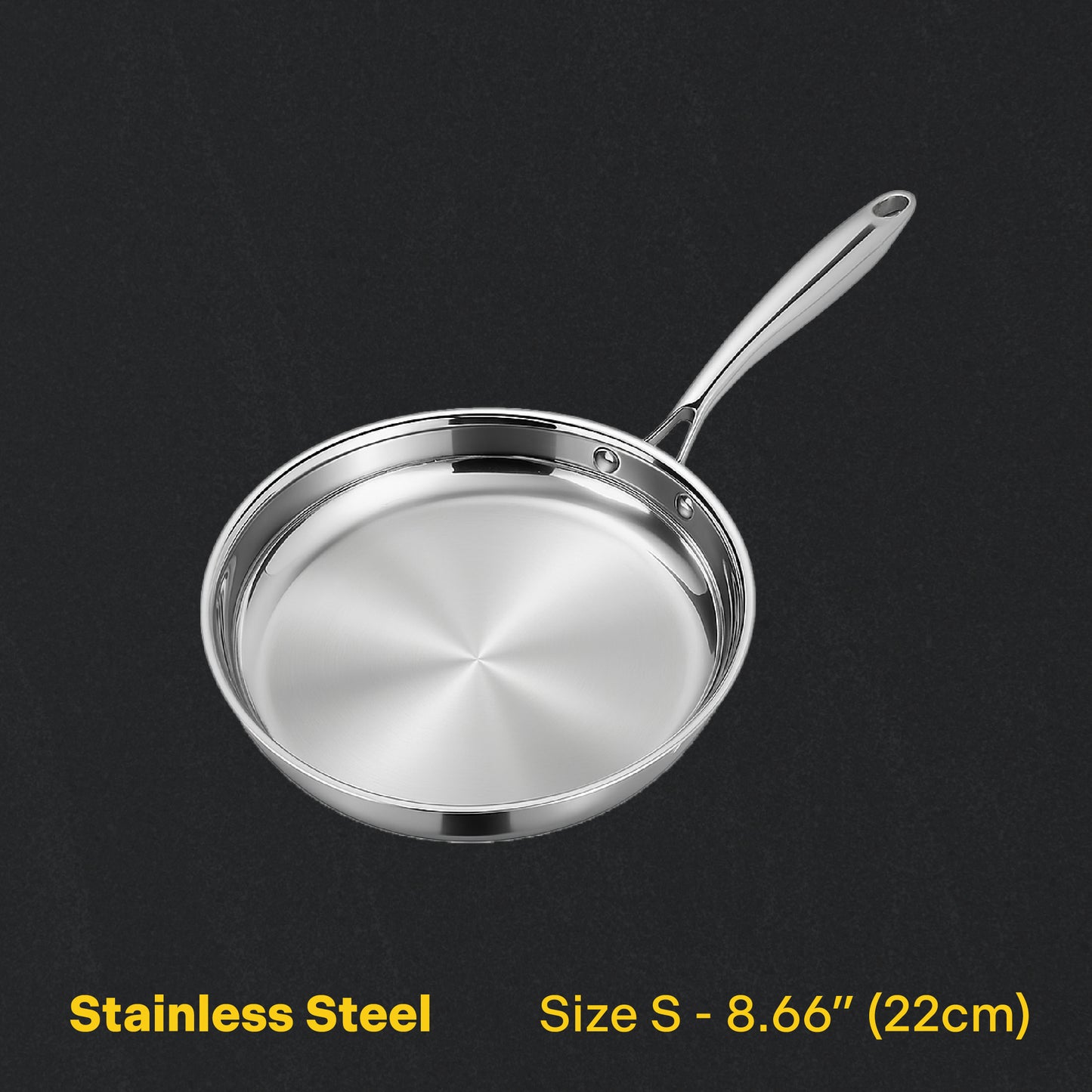 ChopChop USA Premium Stainless Steel Frying Pan