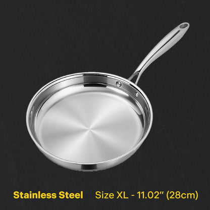 ChopChop USA Premium Stainless Steel Frying Pan