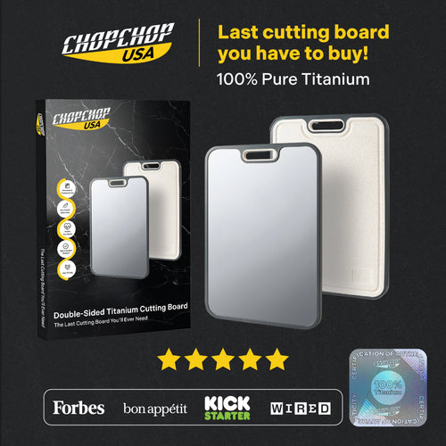 ChopChop USA Double-Sided Titanium Cutting Board