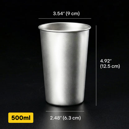 ChopChop USA 100% Pure Titanium Beer Cup