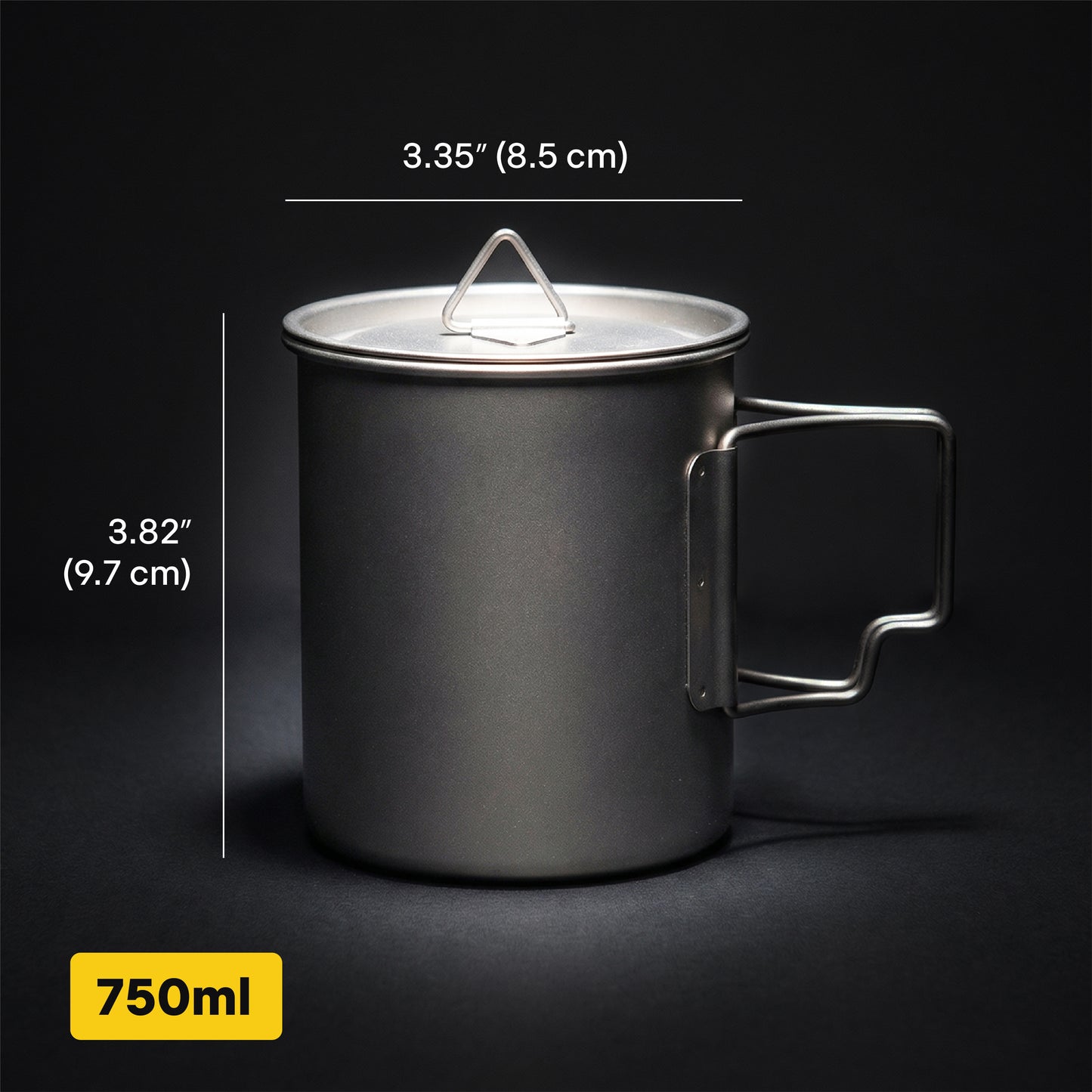 ChopChop USA 100% Pure Titanium Camping Cup