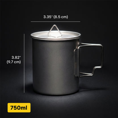 ChopChop USA 100% Pure Titanium Camping Cup