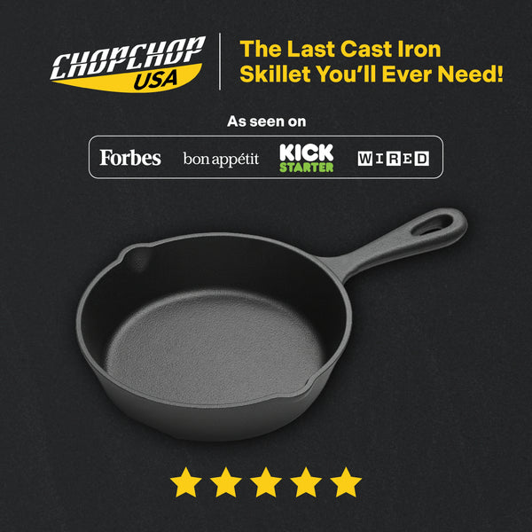 ChopChop USA Cast Iron Skillet