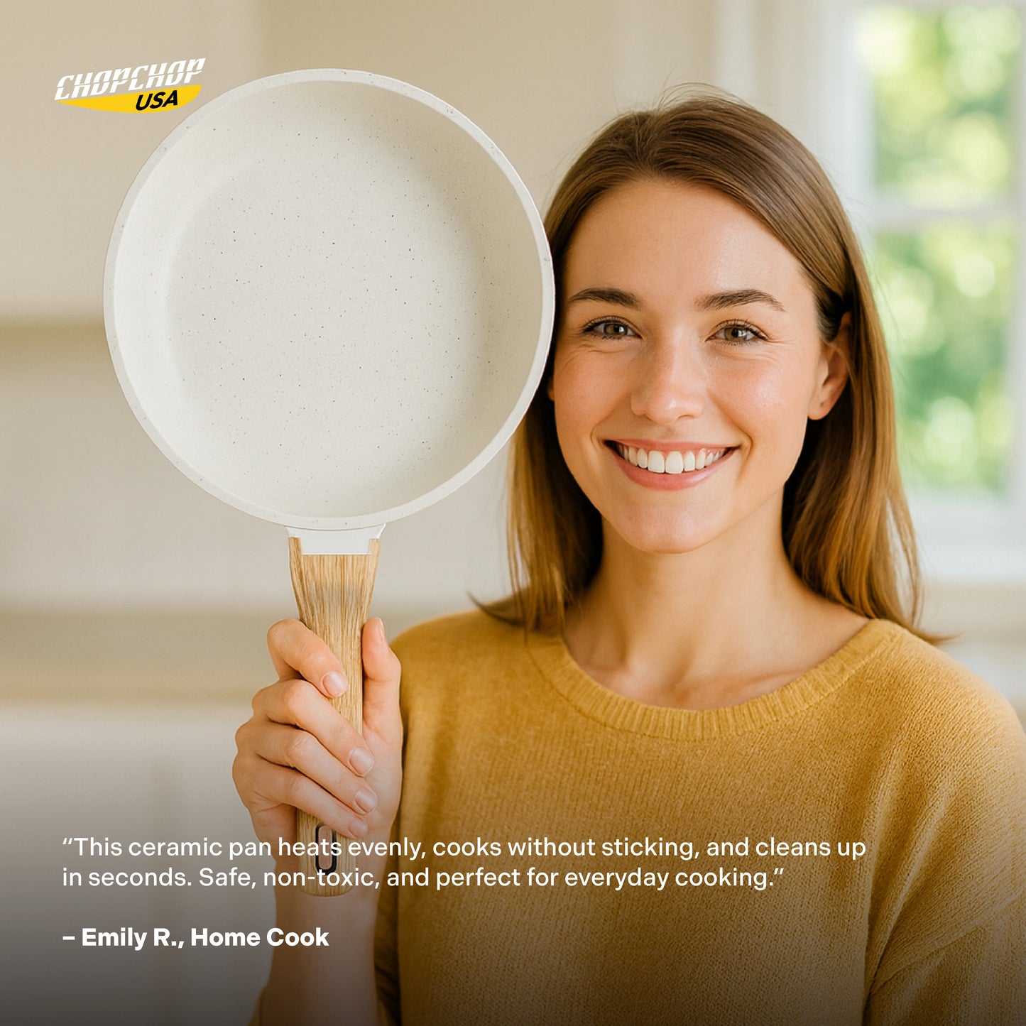 ChopChop USA Ceramic Frying Pan