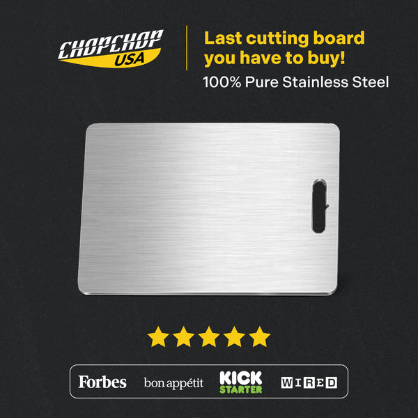 ChopChop™ USA Stainless Steel Cutting Board
