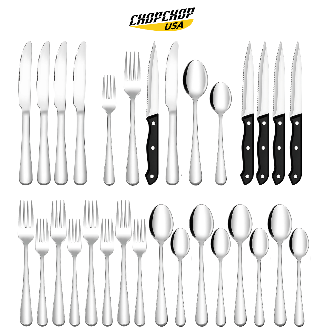 ChopChop USA Jumbo One-Sided Titanium Set