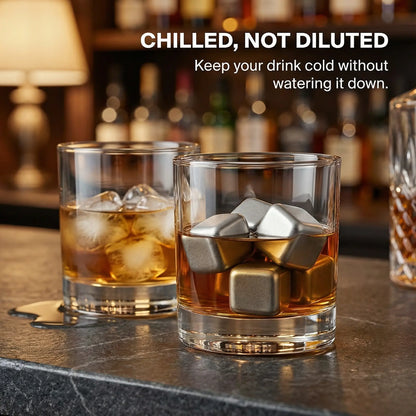 ChopChop USA 100% Pure Titanium Ice Cubes